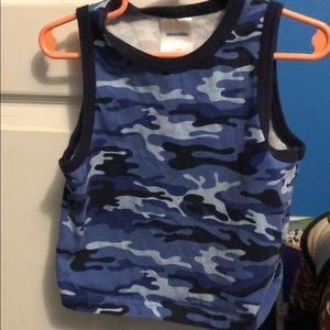 Camouflage tank top boys